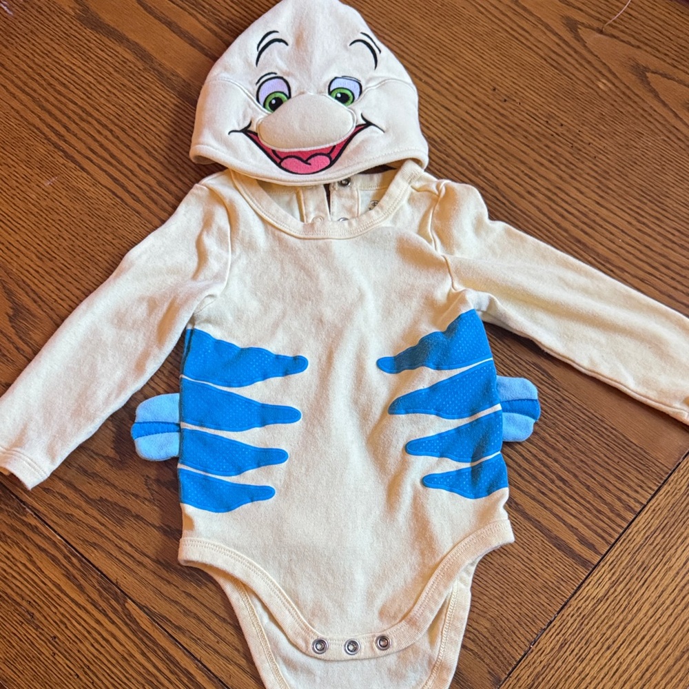 Disney Flounder Baby Costume 18/24 months